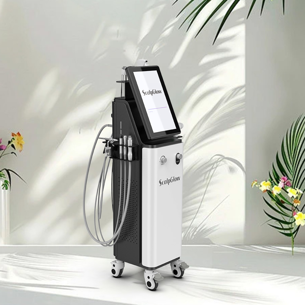 scalp glow 8 in 1 head spa bubble spa scalp machine for cleansing moisturizing