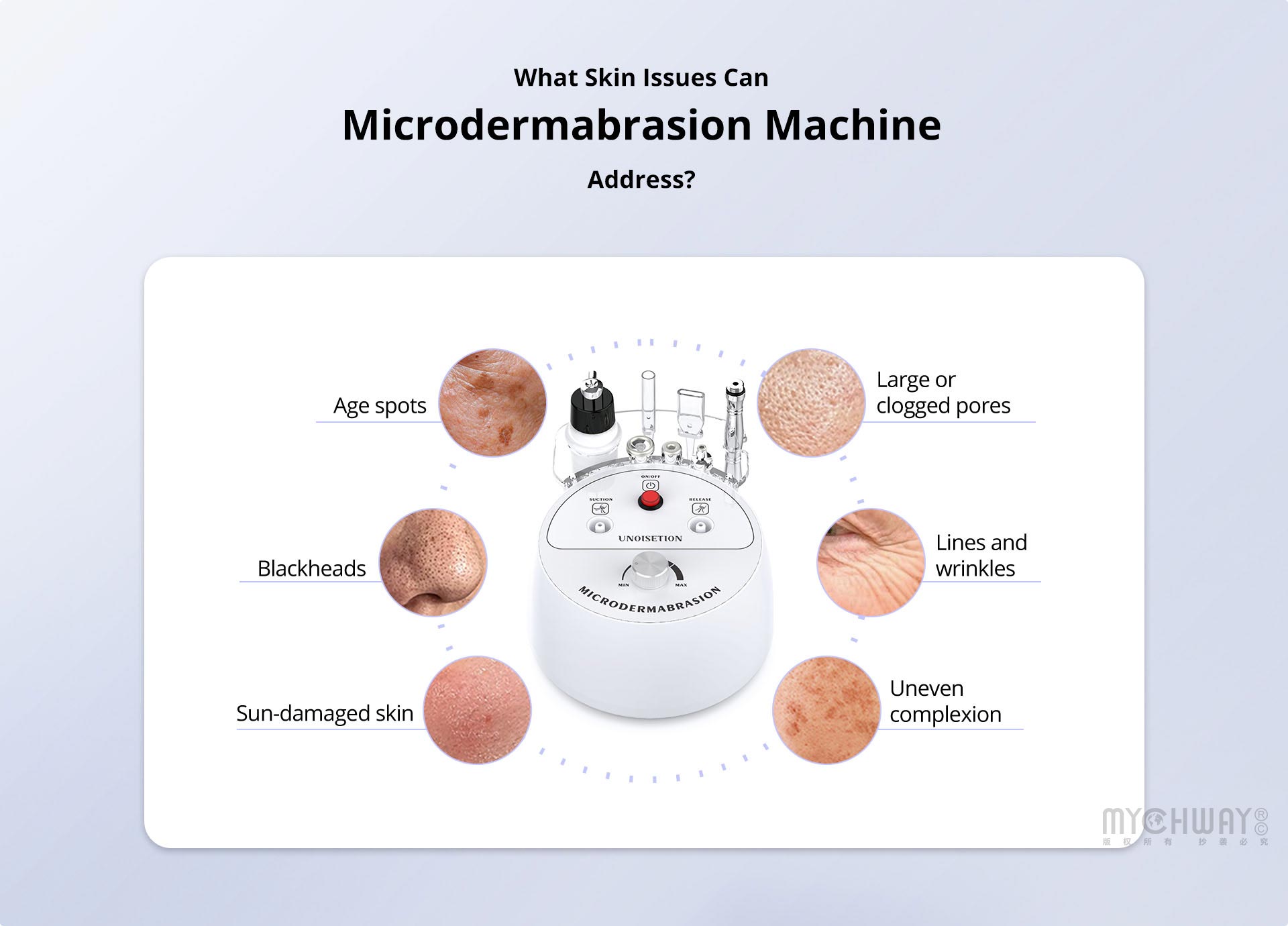 3 in 1 diamond microdermabrasion machine for exfoliation, cleansing, hydration