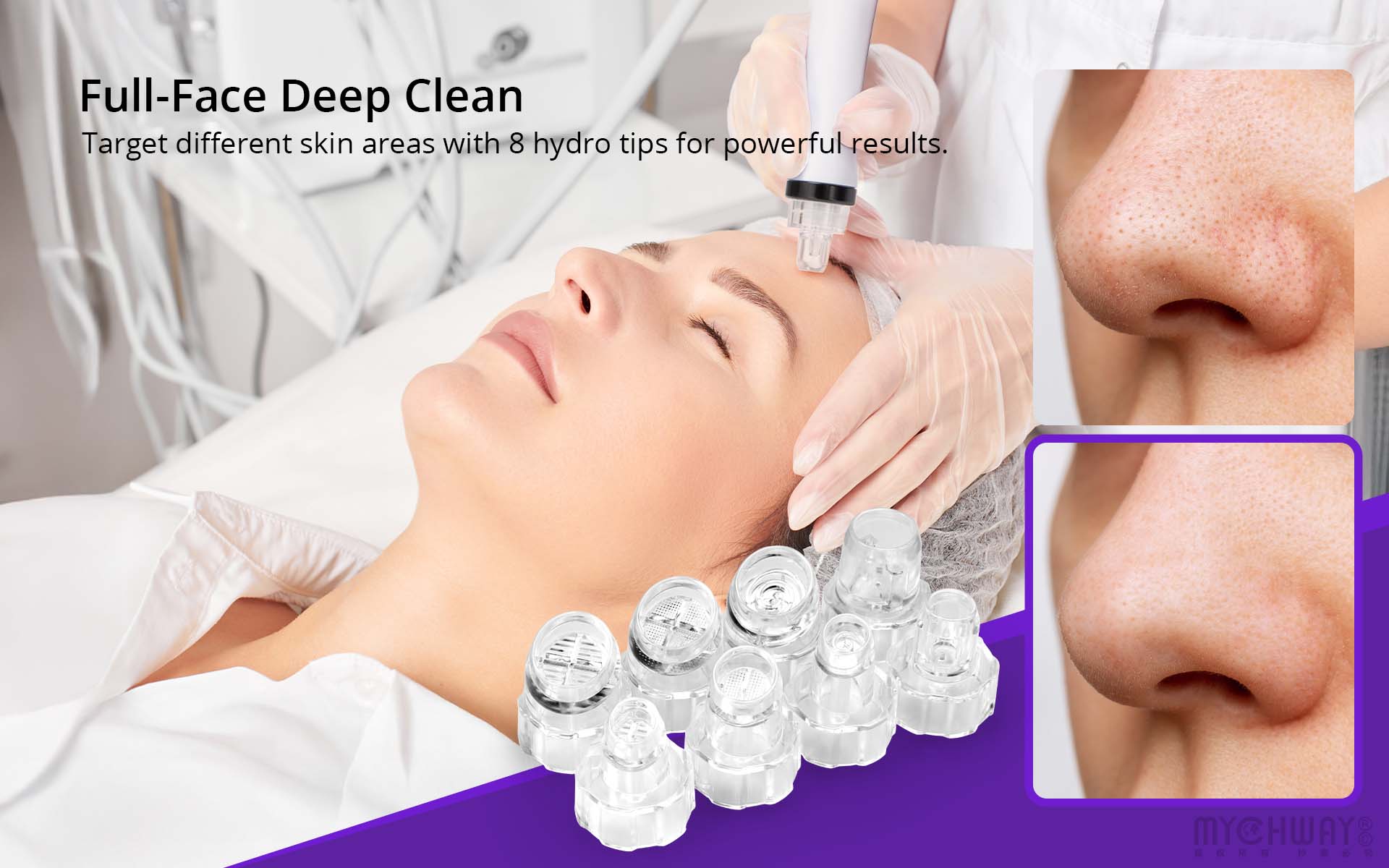 hydro diamond dermabrasion water peeling facial skin care beauty machine