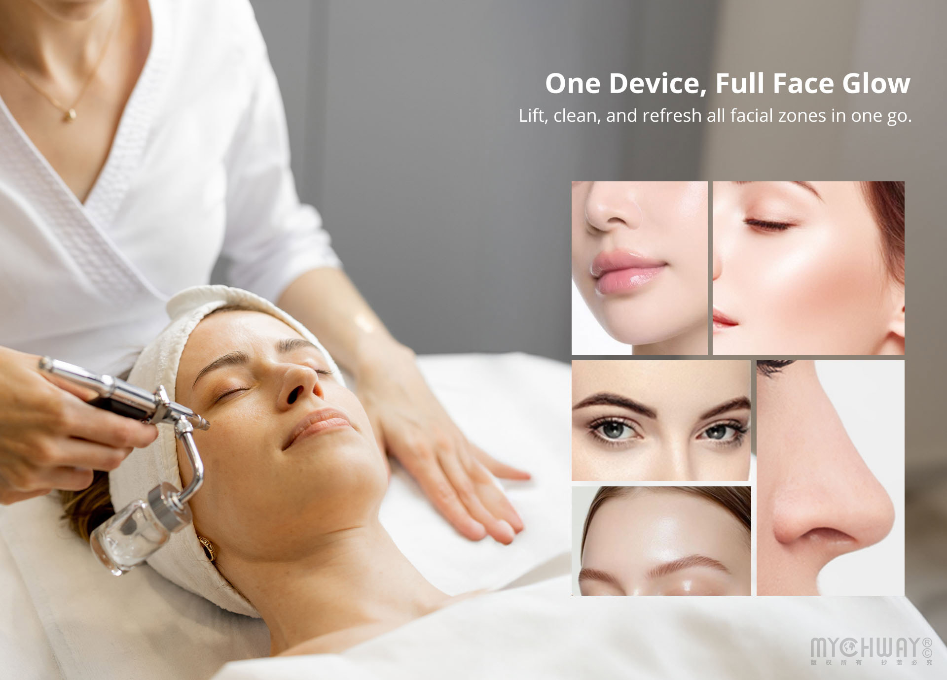 8 in 1 hydro dermabrasion ems ultrasonic machine facial cleansing lifting device