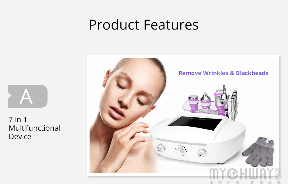 diamond dermabrasion oxygen jet blackhead removal hot & cold hammer machine
