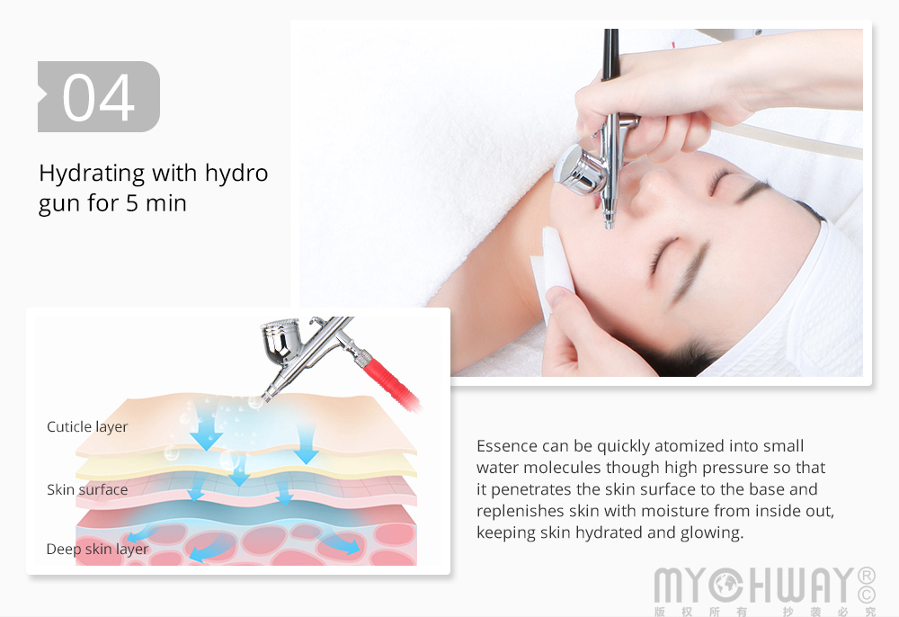 diamond dermabrasion oxygen jet blackhead removal hot & cold hammer machine