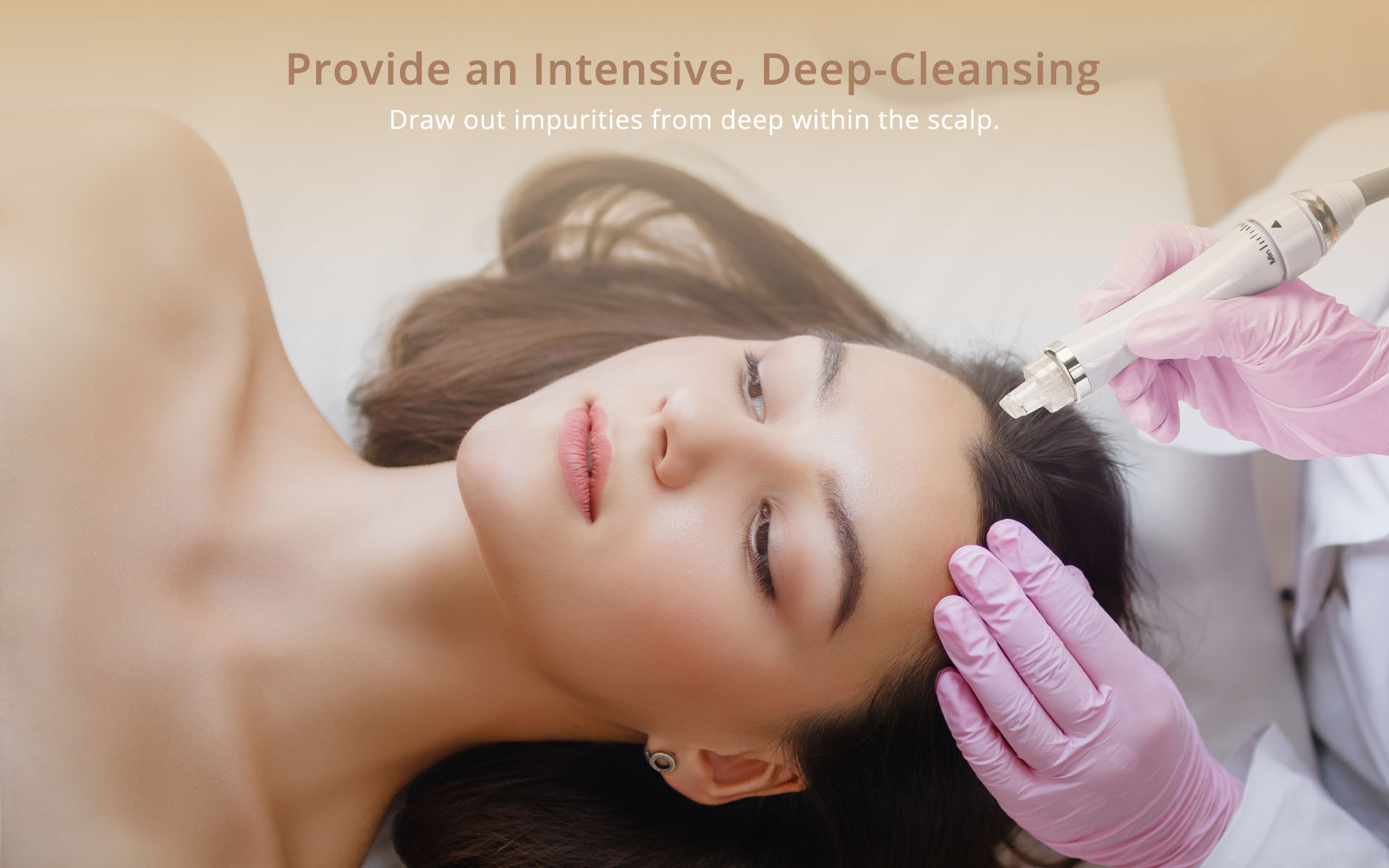 scalpglow 5 in 1 scalp care machine for hair cleansing, moisturizing, nourishing
