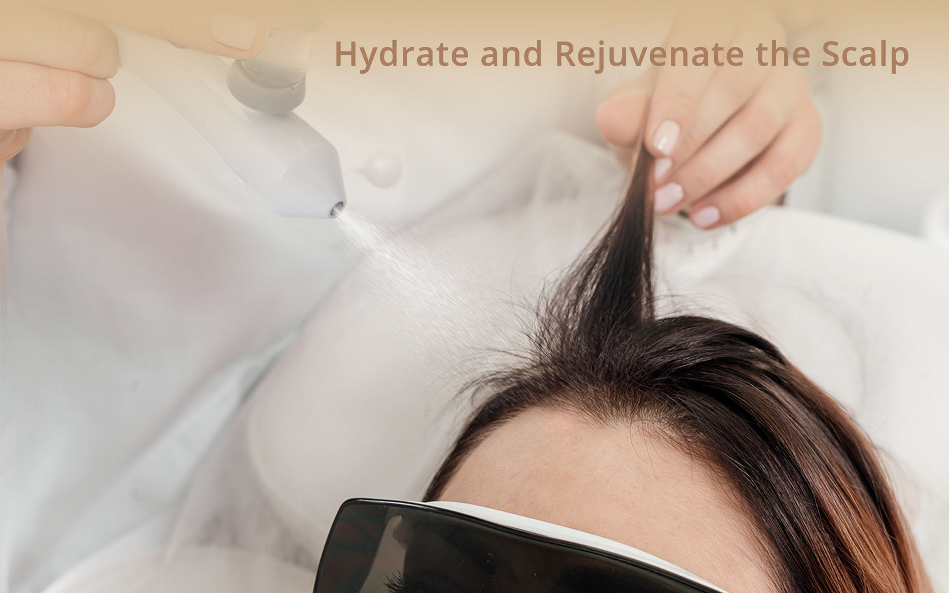 scalpglow 5 in 1 scalp care machine for hair cleansing, moisturizing, nourishing